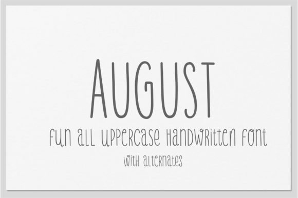 August Font - Featured Image