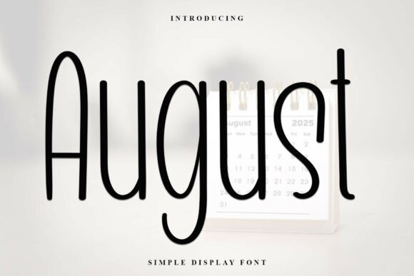 August Font - Featured Image