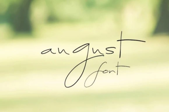 August Font - Featured Image