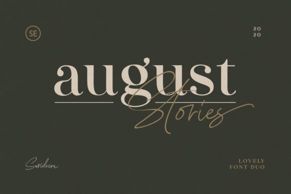 August Stories Font - Featured Image