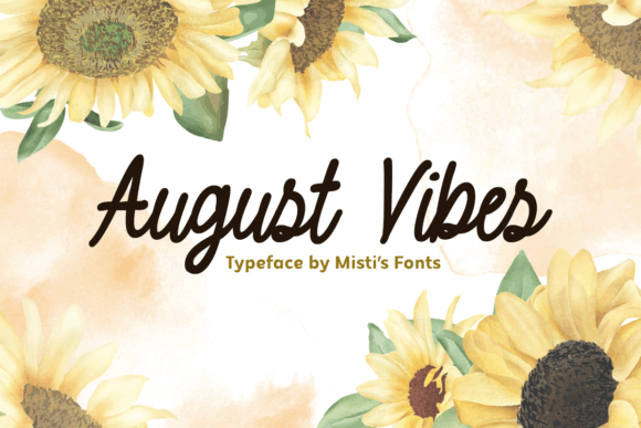 August Vibes Font - Featured Image