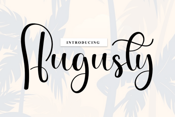 Augusty Font - Featured Image