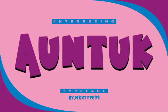 Auntuk Font - Featured Image