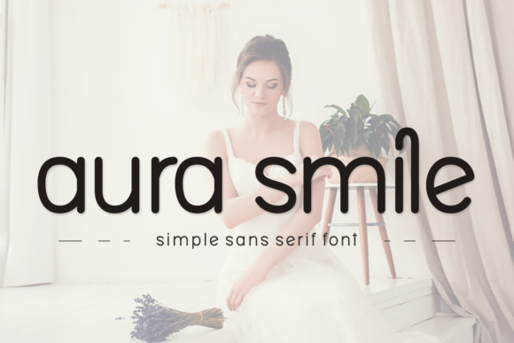 Aura Smile Font - Featured Image