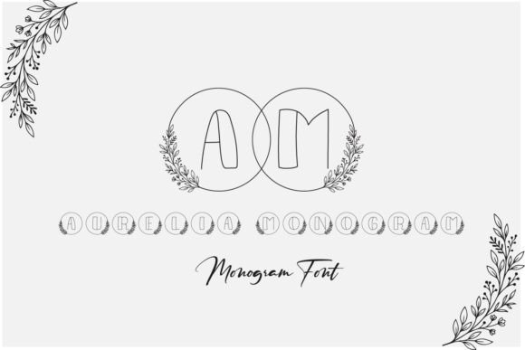 Aurelia Monogram Font - Featured Image
