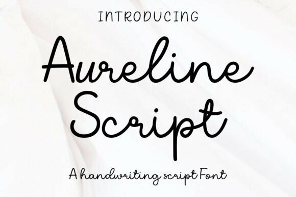 Aureline Script Font - Featured Image