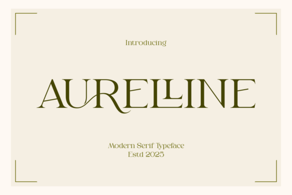 Aurelline Font - Featured Image