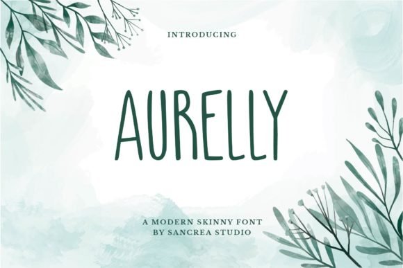 Aurelly Font - Featured Image