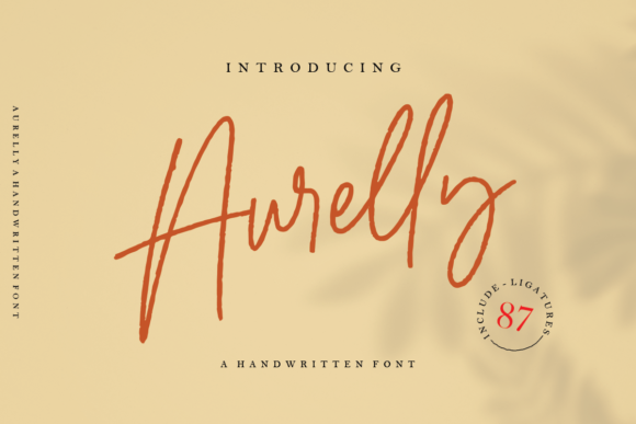 Aurelly Font - Featured Image