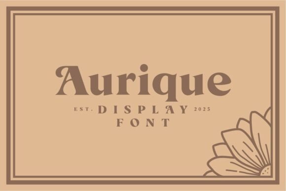 Aurique Font - Featured Image