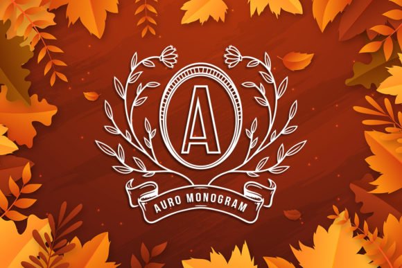 Auro Monogram Font - Featured Image