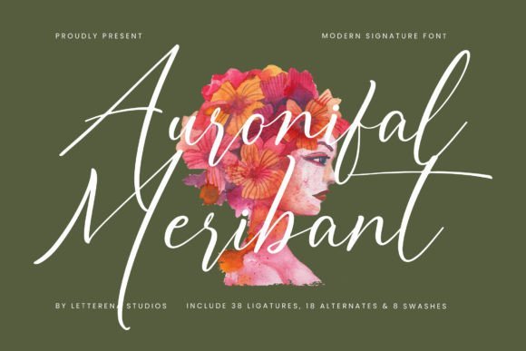Auronifal Meribant Font - Featured Image