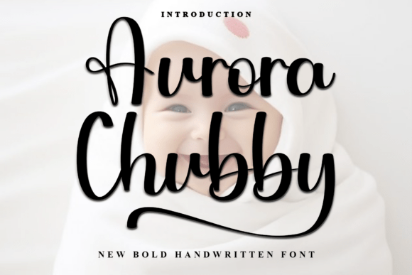 Aurora Chubby Font - Featured Image
