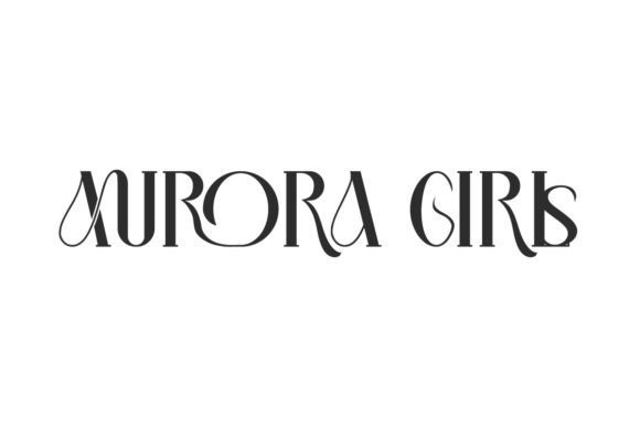 Aurora Girl Font - Featured Image