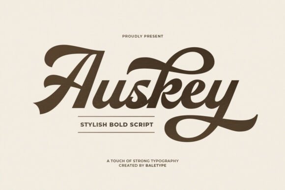 Auskey Font - Featured Image