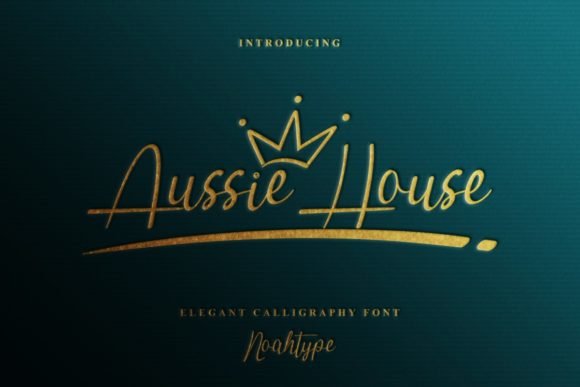 Aussie House Font - Featured Image
