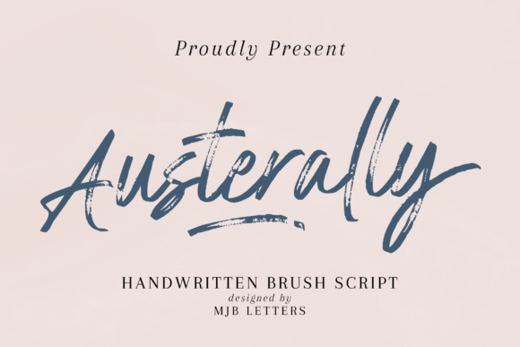 Austerally Font - Featured Image