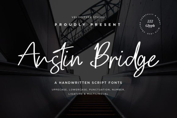 Austin Bridge Font - Featured Image
