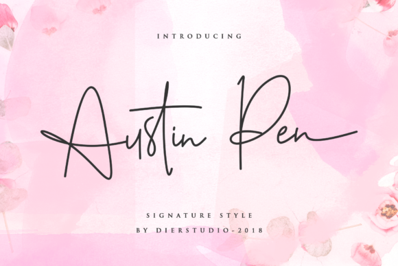 Austin Pen Font - Featured Image