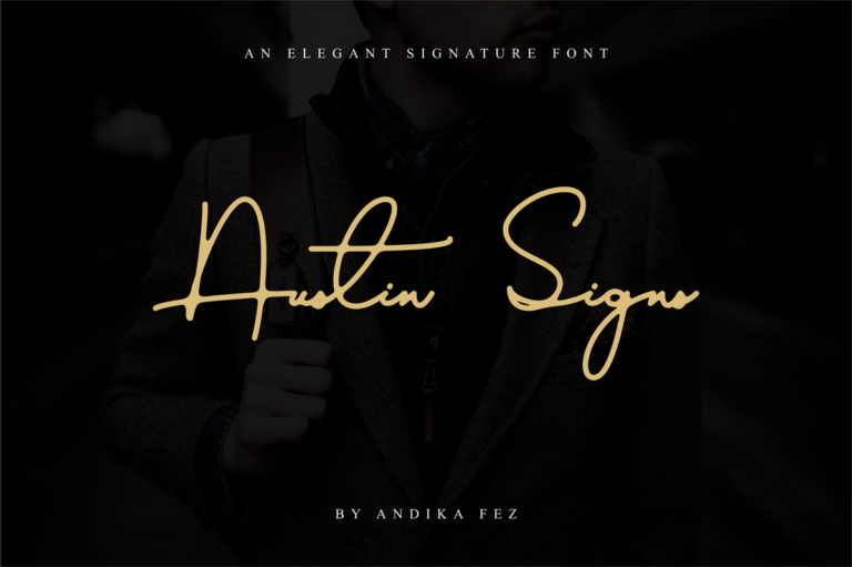 Austin Signs Font - Featured Image
