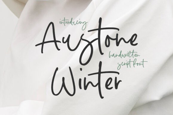 Austone Winter Font - Featured Image