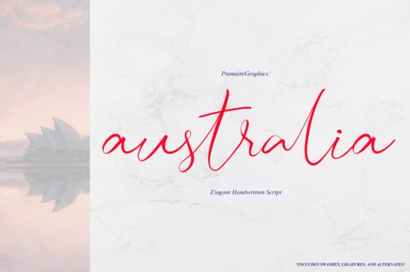 Australia Script Font - Featured Image