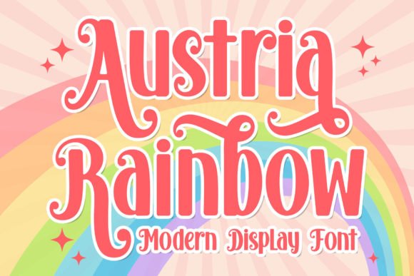 Austria Rainbow Font - Featured Image