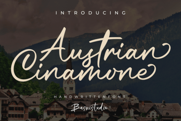 Austrian Cinamone Font - Featured Image
