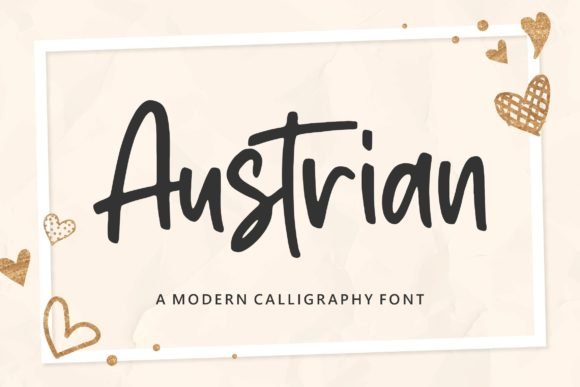 Austrian Script Font - Featured Image