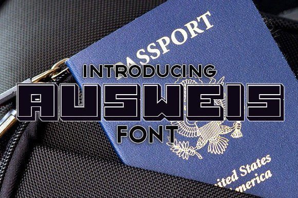Ausweis Font - Featured Image