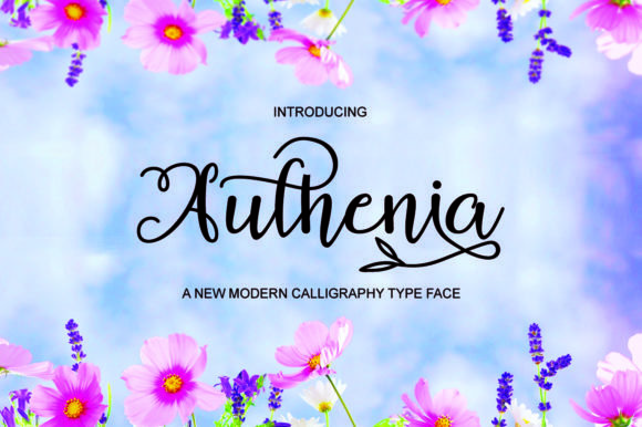 Authenia Font - Featured Image