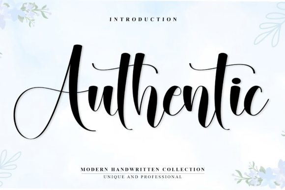 Authentic1 Font - Featured Image