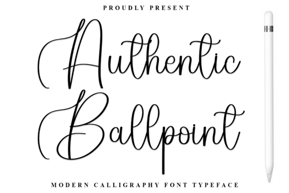 Authentic Ballpoint Font - Featured Image