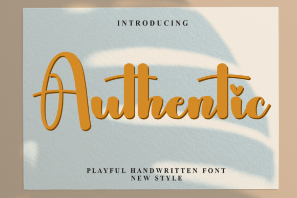 Authentic Font - Featured Image