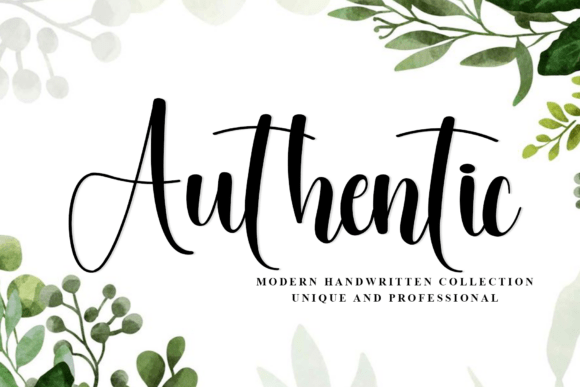 Authentic Font - Featured Image
