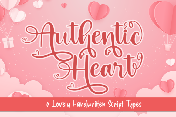 Authentic Heart Font - Featured Image