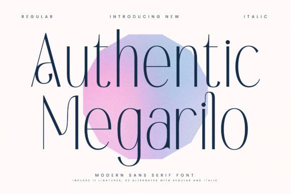 Authentic Megarilo Font - Featured Image