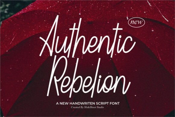 Authentic Rebelion Font - Featured Image
