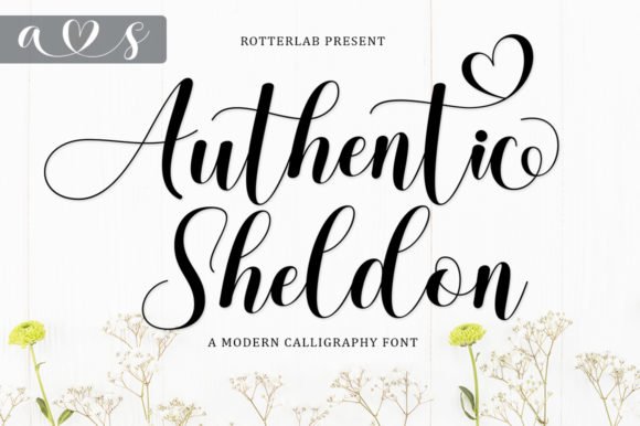 Authentic Sheldon Font - Featured Image