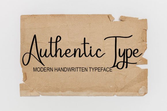 Authentic Type Font - Featured Image