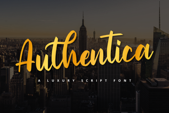 Authentica Font - Featured Image
