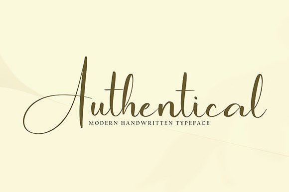 Authentical Font - Featured Image