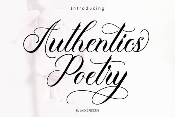 Authenticspoetry Font - Featured Image