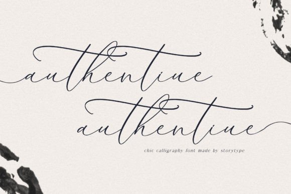 Authentiue Font - Featured Image