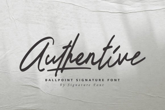 Authentive Font - Featured Image