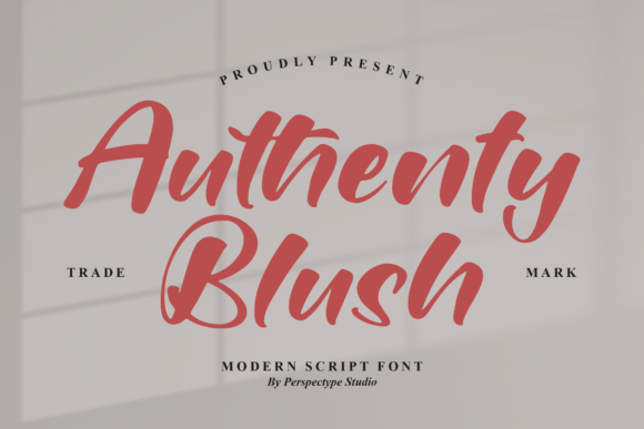 Authenty Blush Font - Featured Image