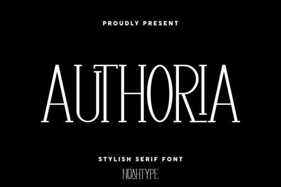 Authoria Font - Featured Image