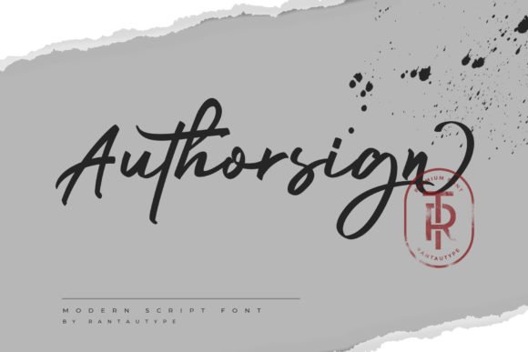 Authorsign Font - Featured Image