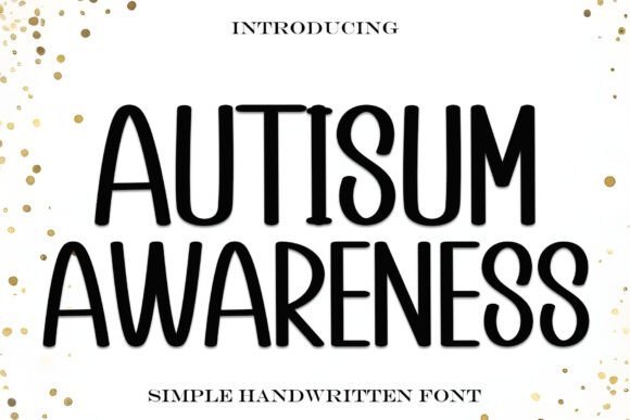 Autisum Awareness Font - Featured Image