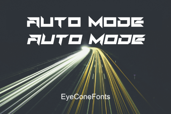 Auto Mode Font - Featured Image